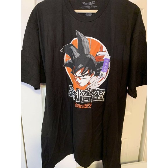 New DRAGON BALL‎ Z ANIME TSHIRT Men’s Sz 2XL SHORT SLEEVE CREW NECK BLACK NWT - Picture 3 of 7